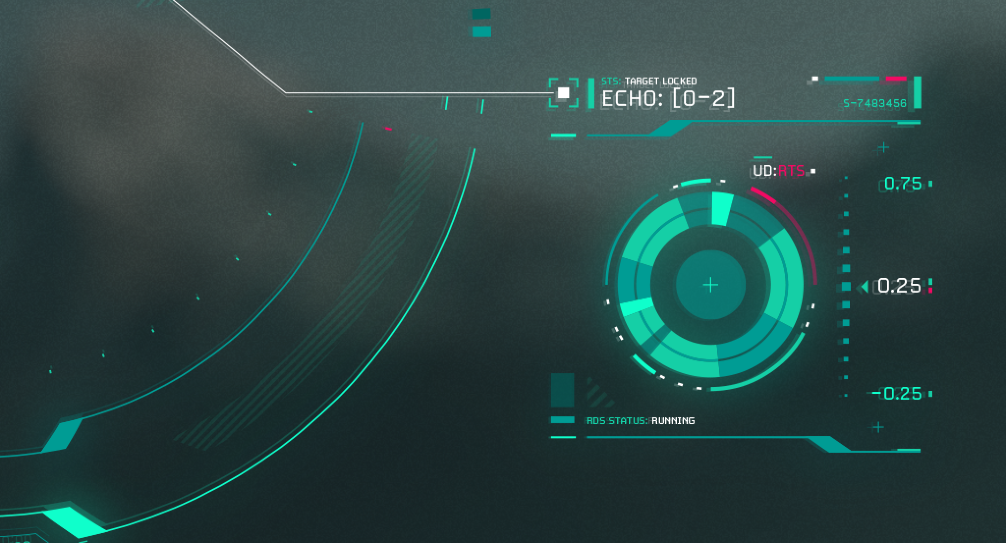 Flying Drone: Target selection overlay