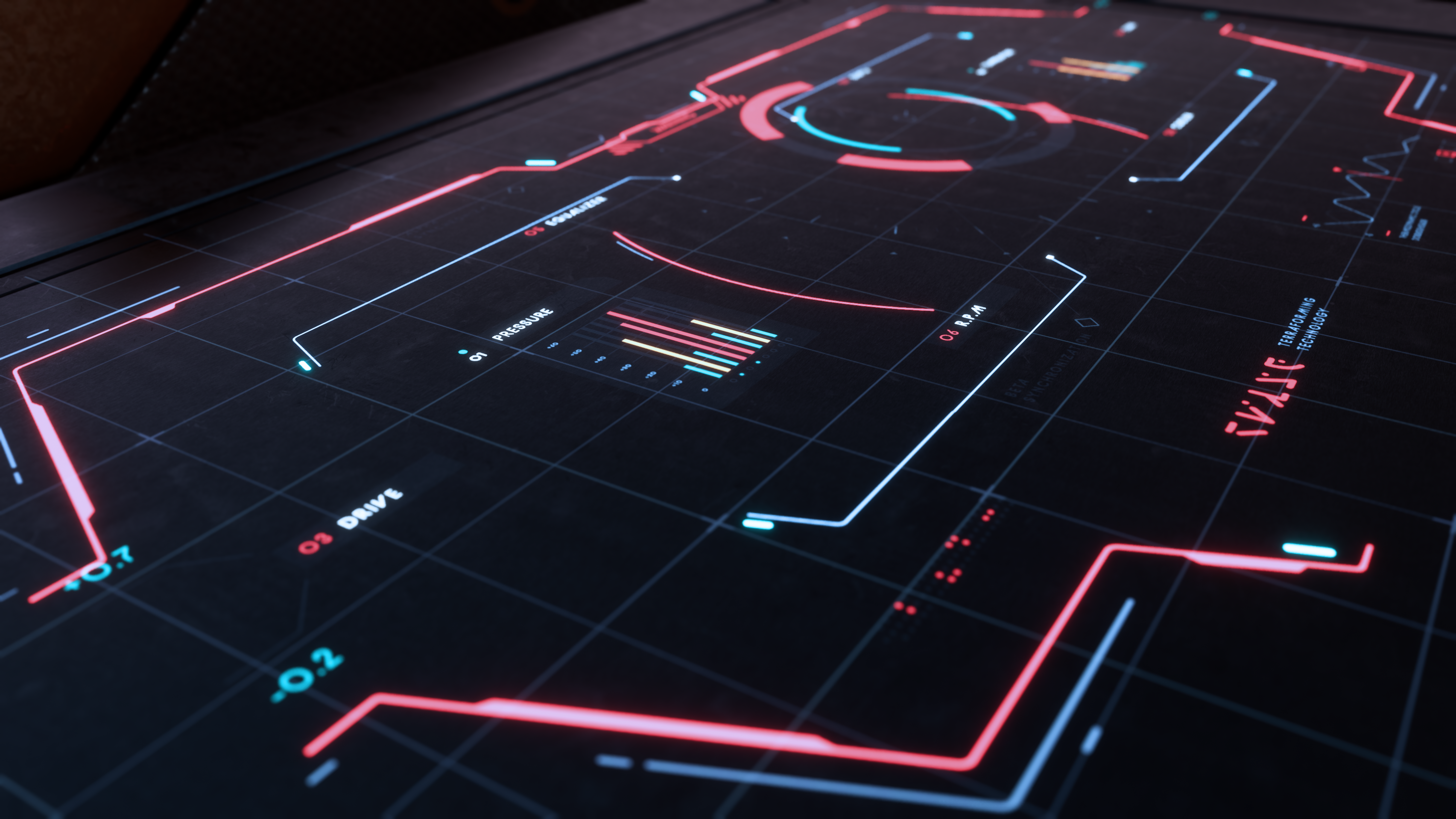 Holo Table: Skills screen