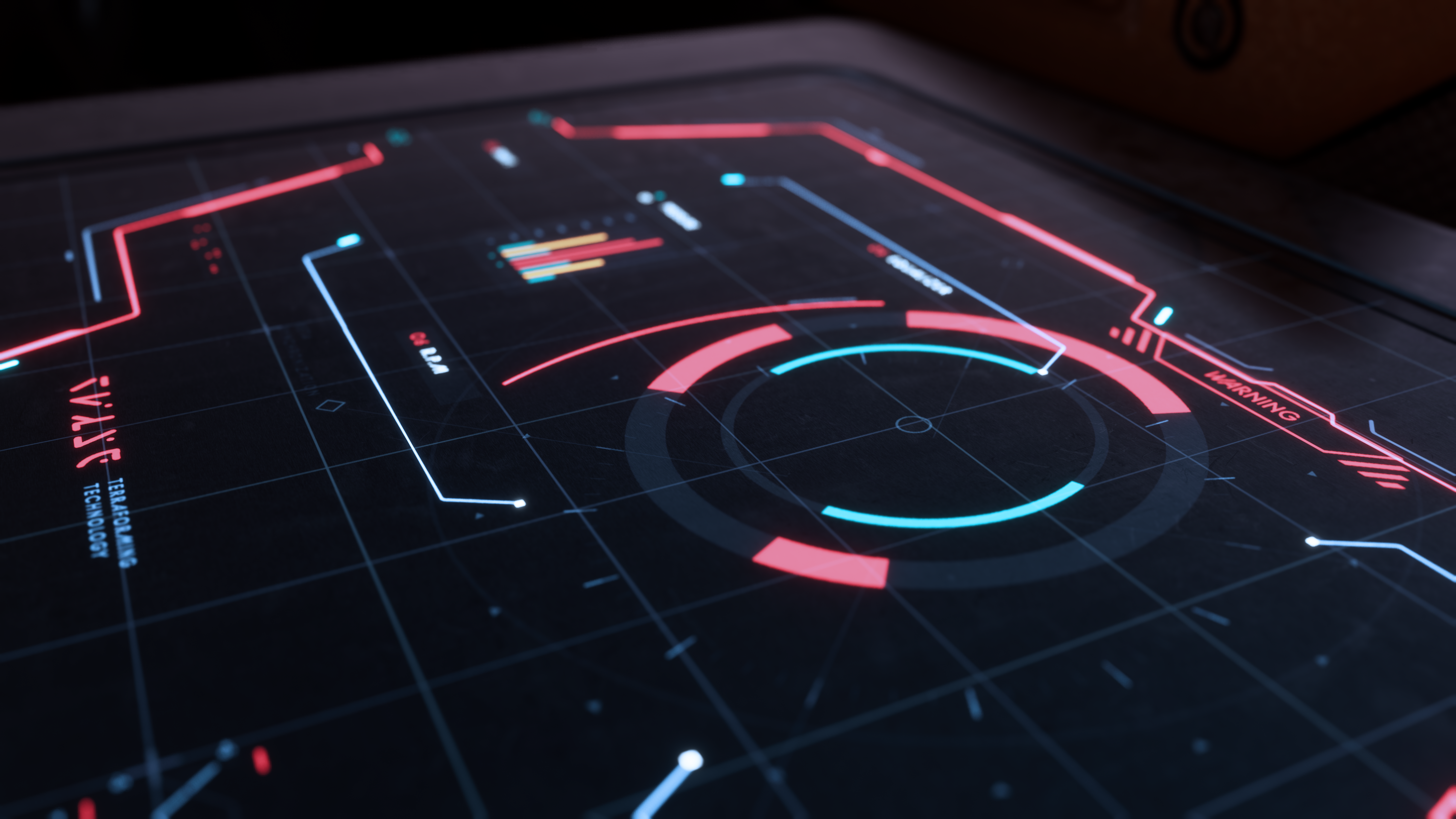 Holo Table: Inventory screen