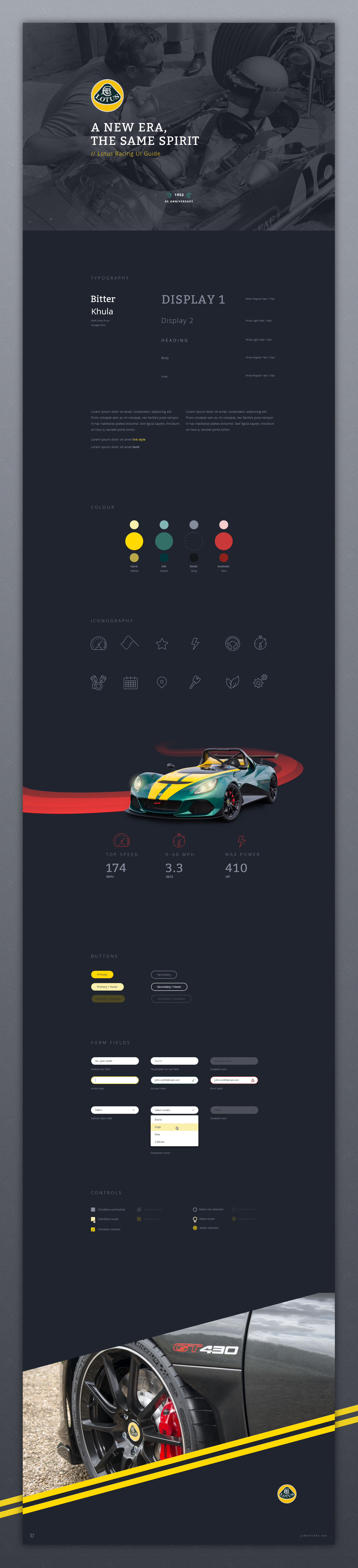 Lotus Racing UI Guide